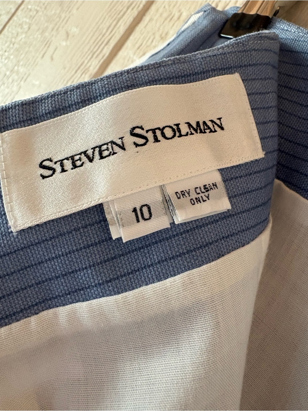 Steven Stolman Sailboat Print Nautical Pencil Skirt Size 10 Blue - Picture 3 of 8